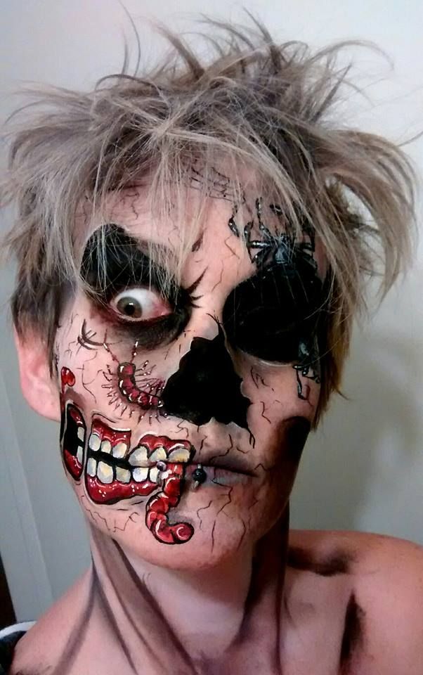 maquillaje zombie